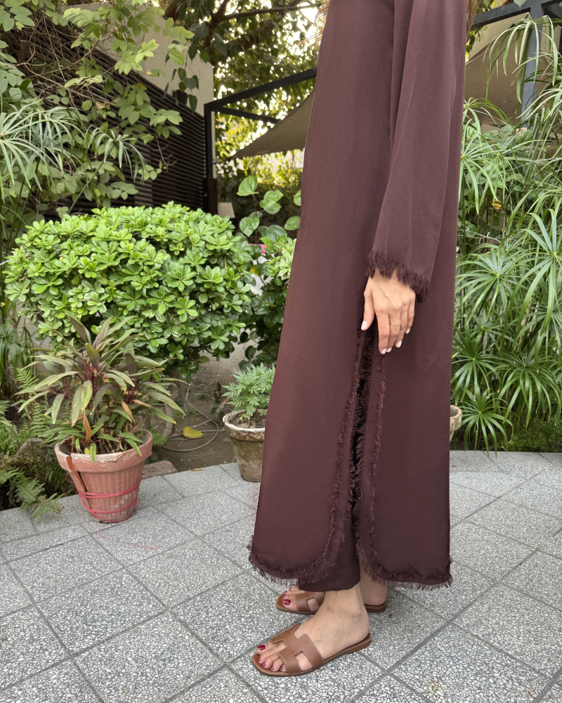 Chocolate Brown Karandi Set